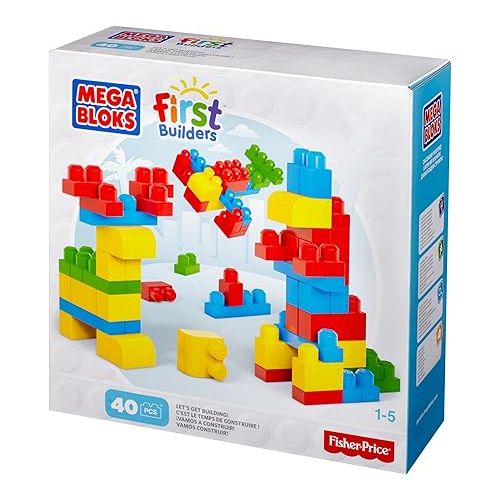  Mega Bloks Let's Start Building 40 pieces