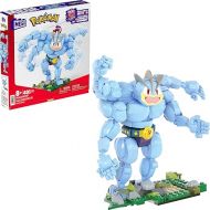 Mega Pokemon Building Toys Set Machamp with 401 Pieces, Articulated and Poseable with Motion, 6+ Inches Tall, for Kids