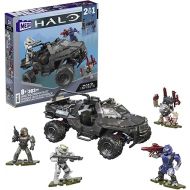 Mega Halo Infinite Toy Car Building Toys Set, UNSC Razorback Blitz Vehicle with 303 Pieces, 4 Micro Action Figures and Accessories, Gift Ideas