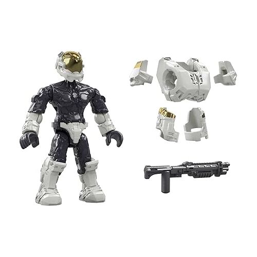  Mega Halo Infinite Toy Car Building Toys Set, UNSC Razorback Blitz Vehicle with 303 Pieces, 4 Micro Action Figures and Accessories, Gift Ideas