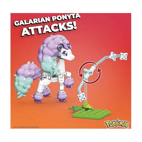  Mega Construx Pokemon Power Pack Galarian Ponyta 2 Pack