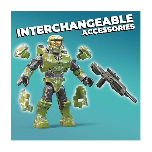  Mega Construx Halo Hijacked Ghost Vehicle Halo Infinite Construction Set, Building Toys for Kids