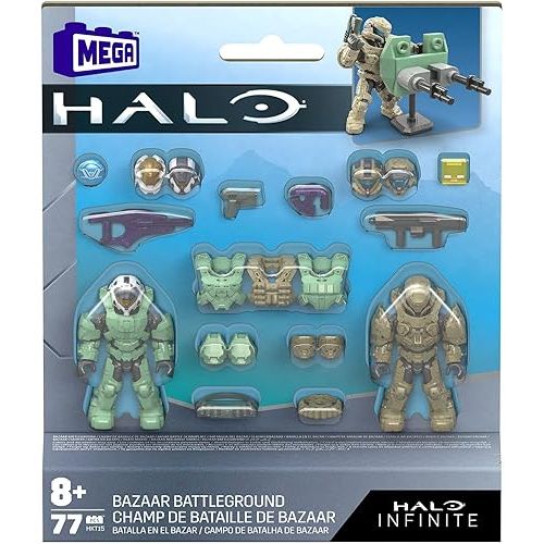  Mega Bloks Bazaar Battleground Halo Infinite Weather Action Figure