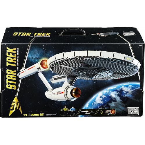 메가블럭 [아마존베스트]Mega Bloks Star Trek U.S.S. Enterprise NCC-1701 Collector Construction Set