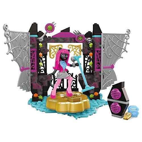 메가블럭 [아마존베스트]Mega Construx Monster High Catty Noir Stage Fright Building Set