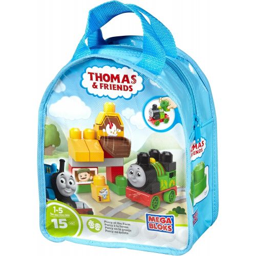 메가블럭 [아마존베스트]Mega Bloks Thomas & Friends Sights of Sodor Percy At The Farm Train Bag