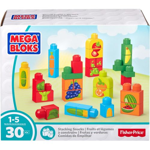 메가블럭 [아마존베스트]Mega Bloks First Builders Stacking Snacks Building Kit