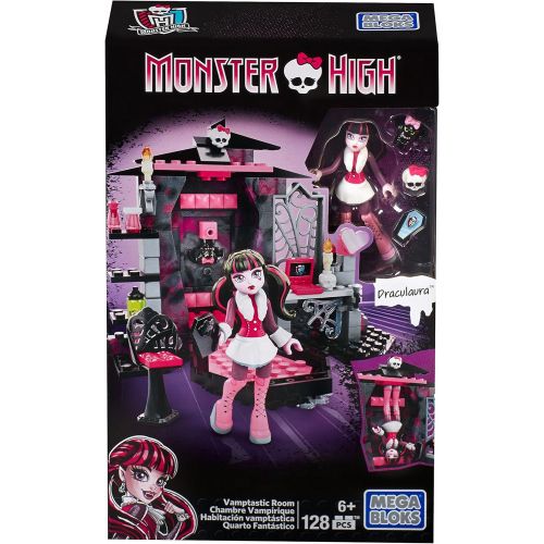 메가블럭 [아마존베스트]Mega Bloks Monster High Draculauras Vamptastic Room Building Set