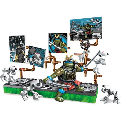 메가블럭 [아마존베스트]Mega Construx Teenage Mutant Ninja Turtles Samurai Leonardo Battle Pack