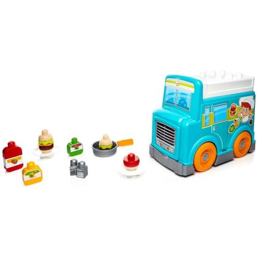 메가블럭 [아마존베스트]Mega Bloks First Builders Food Truck Kitchen Building Set