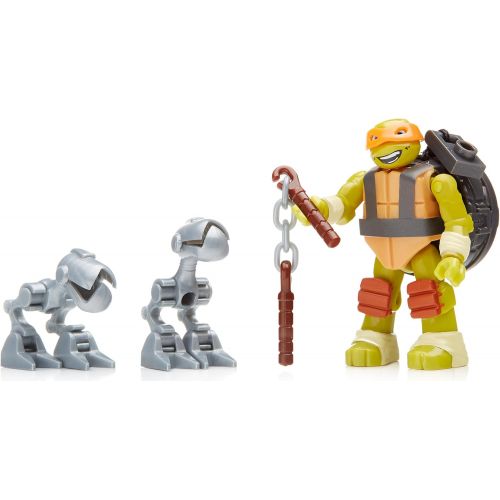 메가블럭 [아마존베스트]Mega Bloks Teenage Mutant Ninja Turtles Mikey Pizzeria Showdown Building Playset