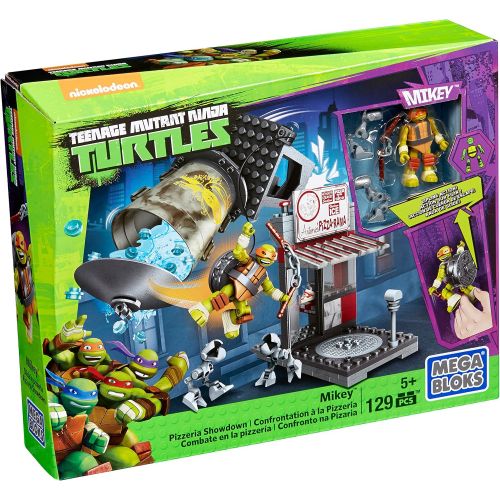 메가블럭 [아마존베스트]Mega Bloks Teenage Mutant Ninja Turtles Mikey Pizzeria Showdown Building Playset