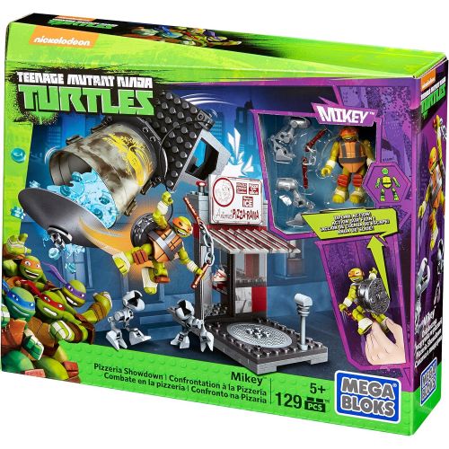 메가블럭 [아마존베스트]Mega Bloks Teenage Mutant Ninja Turtles Mikey Pizzeria Showdown Building Playset