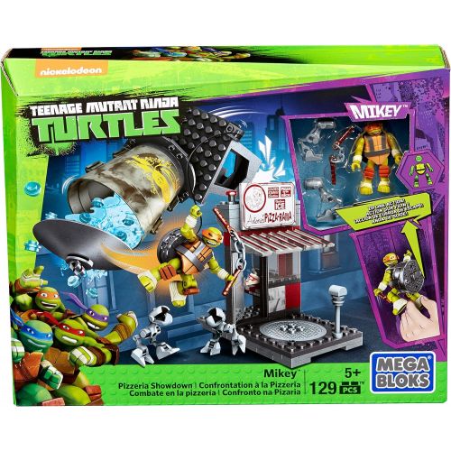 메가블럭 [아마존베스트]Mega Bloks Teenage Mutant Ninja Turtles Mikey Pizzeria Showdown Building Playset