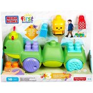 [아마존베스트]Mega Bloks First Builders Move n Groove Discoveries Caterpillar Building Set