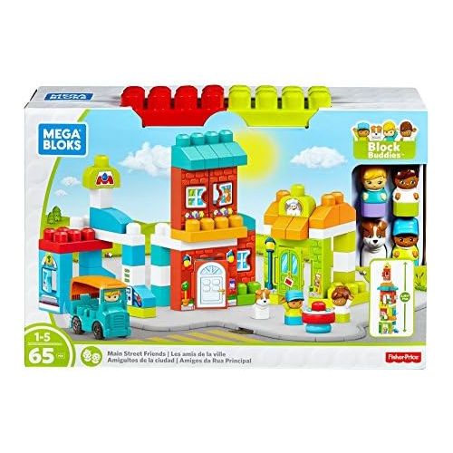 메가블럭 [아마존베스트]Mega Bloks Block Buddies Main Street Friends Playset