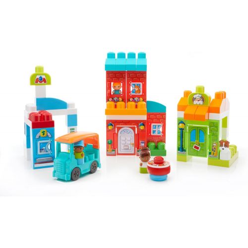 메가블럭 [아마존베스트]Mega Bloks Block Buddies Main Street Friends Playset