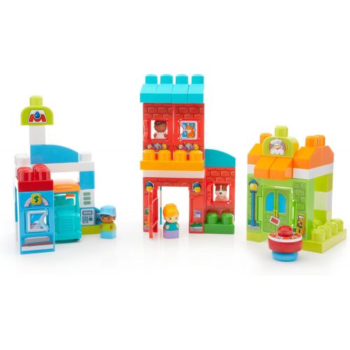 메가블럭 [아마존베스트]Mega Bloks Block Buddies Main Street Friends Playset