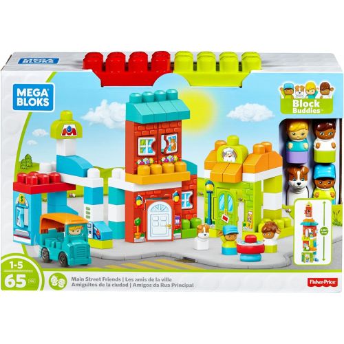 메가블럭 [아마존베스트]Mega Bloks Block Buddies Main Street Friends Playset