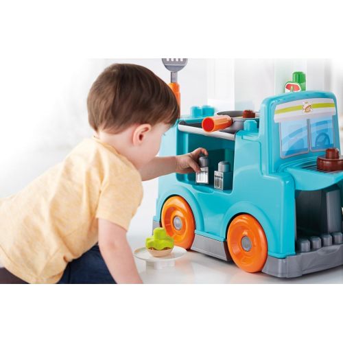 메가블럭 Mega Bloks First Builders Food Truck Kitchen Building Set