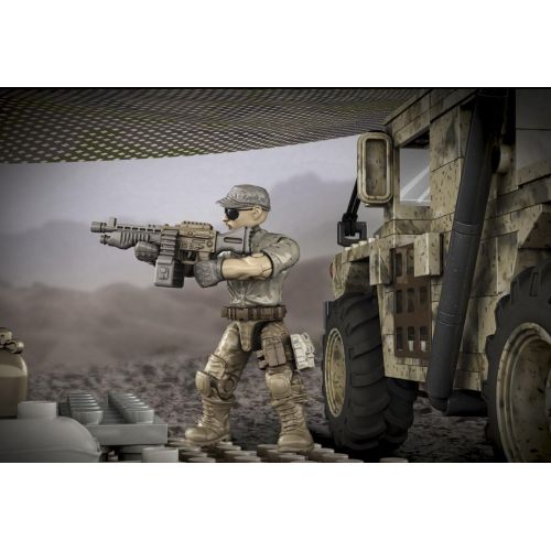 메가블럭 Mega Bloks Call of Duty Light Armor Firebase, Model 06817, 514 Piece