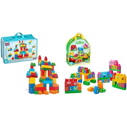 메가블럭 Mega Bloks Deluxe Building Bag 150-Piece (Amazon Exclusive)