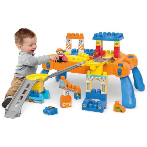 메가블럭 [아마존베스트]Mega Bloks First Builders Build N Go Table Building Blocks