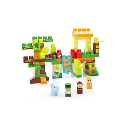 메가블럭 [아마존베스트]Mega Bloks Jungle Fun Tub 88 Pieces