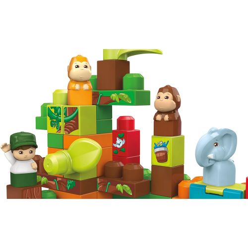 메가블럭 [아마존베스트]Mega Bloks Jungle Fun Tub 88 Pieces