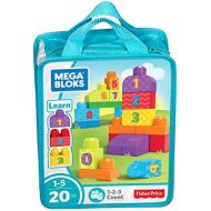 [아마존베스트]Mega Bloks 1-2-3 Count! Bag - Packaging Colors May Vary