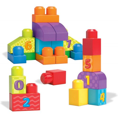 메가블럭 [아마존베스트]Mega Bloks 1-2-3 Count! Bag - Packaging Colors May Vary