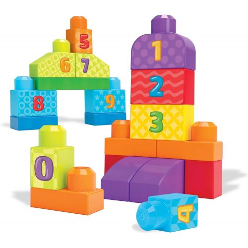 메가블럭 [아마존베스트]Mega Bloks 1-2-3 Count! Bag - Packaging Colors May Vary