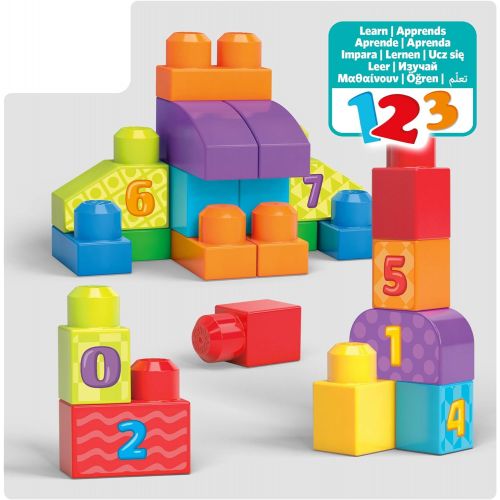 메가블럭 [아마존베스트]Mega Bloks 1-2-3 Count! Bag - Packaging Colors May Vary