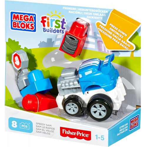 메가블럭 [아마존베스트]Mega Bloks First Builders Speedy Sam Building Kit