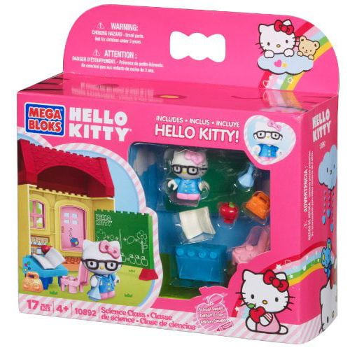 메가블럭 Mega Bloks Hello Kitty Science Class Play Set