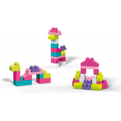  [아마존베스트]Mega Bloks Big Building Bag, Pink, 80 Piece