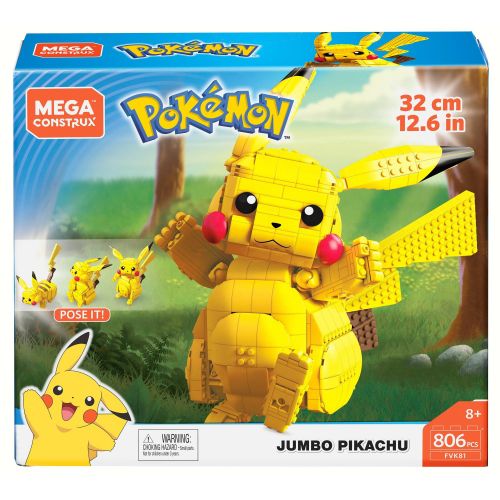  Mega Construx Pokemon Jumbo Pikachu