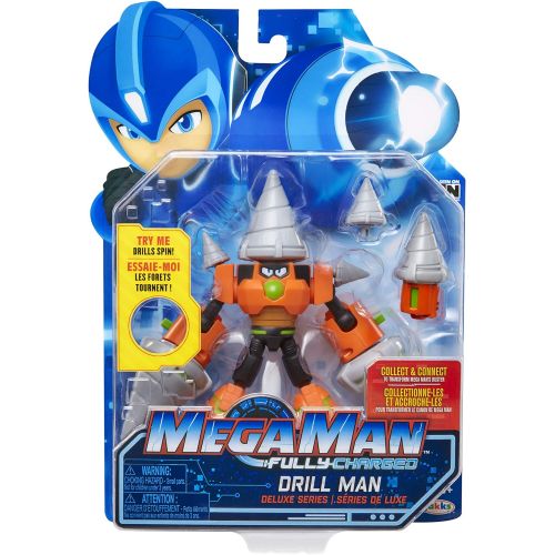 잭스퍼시픽 Jakks Pacific MEGAMAN Deluxe Drill Man 6 Action Figure