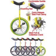 MegaBrand 18 inch Wheel Unicycle Lemon