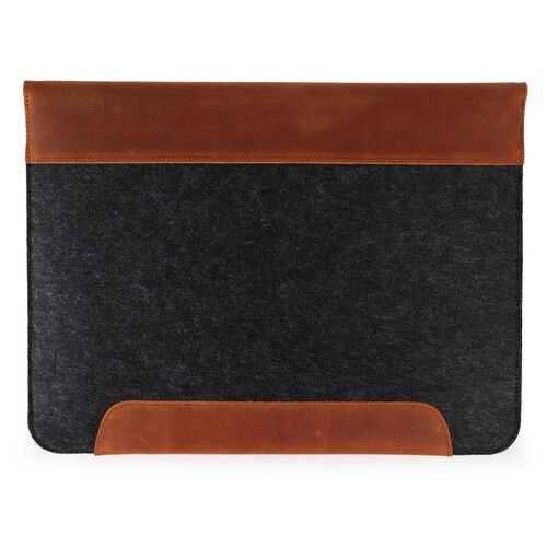  MegaGear Genuine Leather and Fleece Sleeve for 13.3