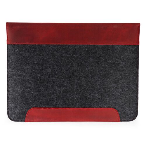  MegaGear Genuine Leather and Fleece Sleeve for 13.3