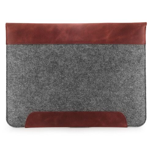  MegaGear Genuine Leather and Fleece Sleeve for 13.3