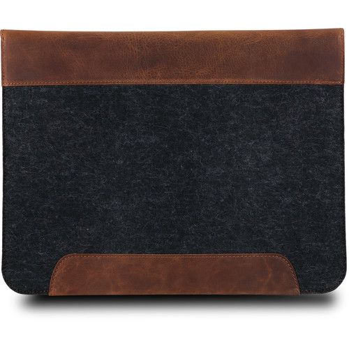  MegaGear Genuine Leather and Fleece Sleeve for 13.3