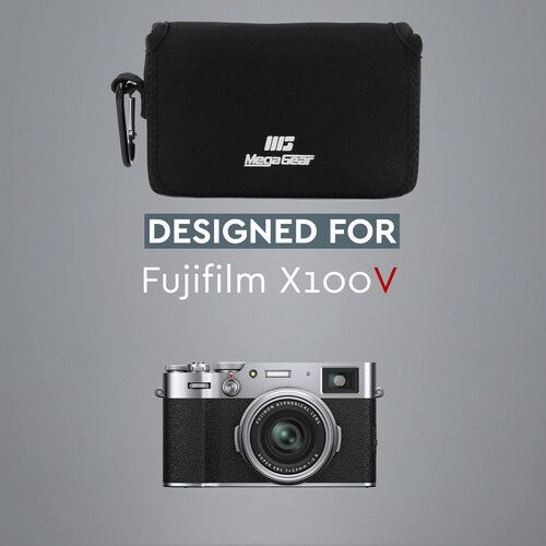  MegaGear Ultralight Neoprene Camera Case for Fujifilm X100V (Black)