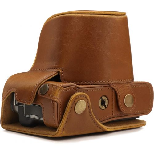  MegaGear Ever Ready Leather Camera Case Compatible with Fujifilm X-A7