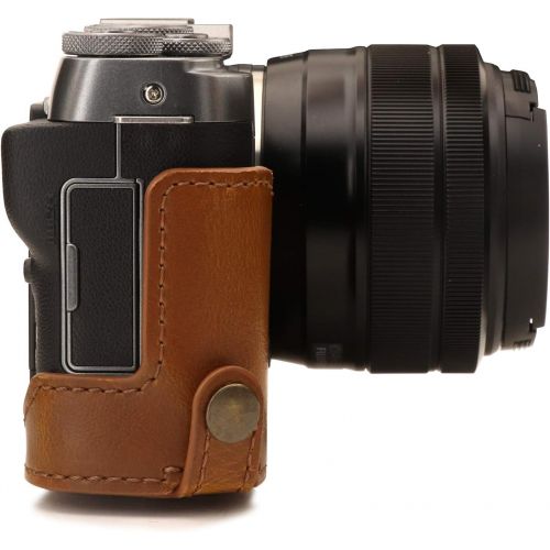  MegaGear Ever Ready Leather Camera Case Compatible with Fujifilm X-A7