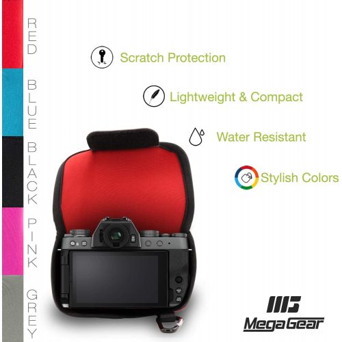  MegaGear Ultra Light Neoprene Camera Case Compatible with Fujifilm X-T200 (XC15-45mm)