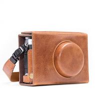 MegaGear Ever Ready Genuine Leather Camera Case Compatible with Fujifilm X100F