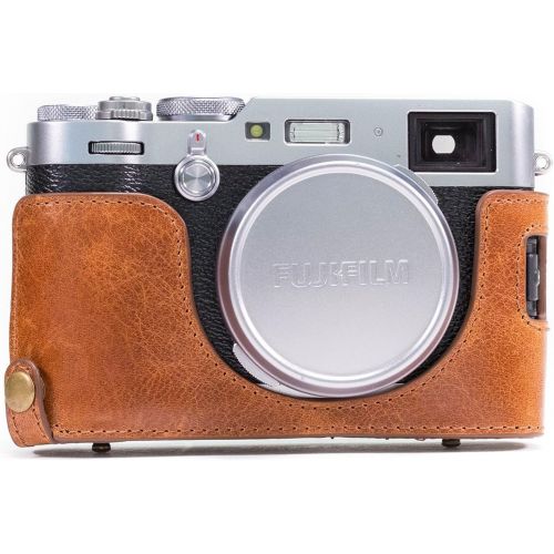  MegaGear Ever Ready Genuine Leather Camera Case Compatible with Fujifilm X100F