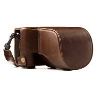 MegaGear Ever Ready Leather Camera Case and Strap Compatible with Fujifilm X-A10